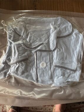 Light Blue bear Pajama Top with Dark Trim - Kids Dolls & Accessories